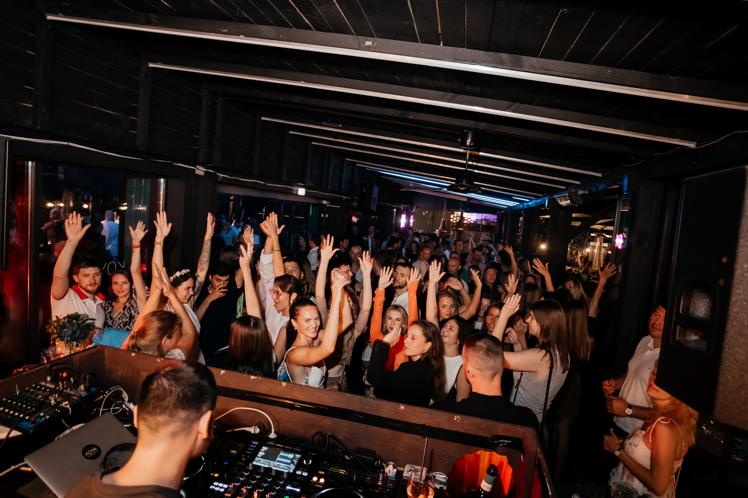 KOYA Terrace Crowd